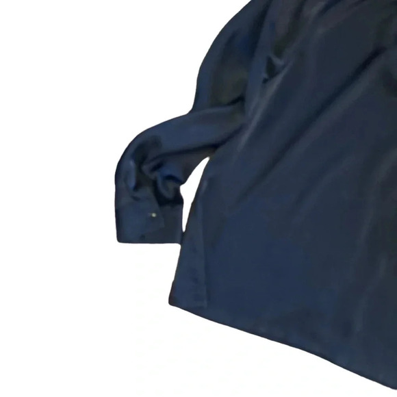 Pendelton Black Polyester Blouse size 10 - Picture 2 of 9